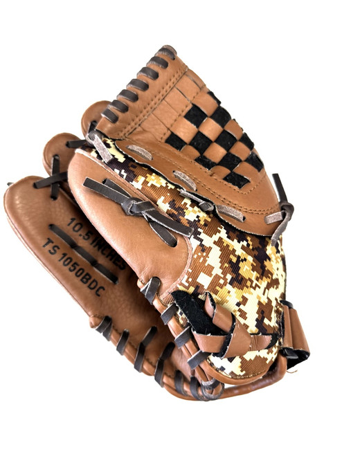 Vist Large View of Product Image Which is Used Adidas EAZY CLOSE BB/SB Glove RH Throw Brown 10 1/2"
