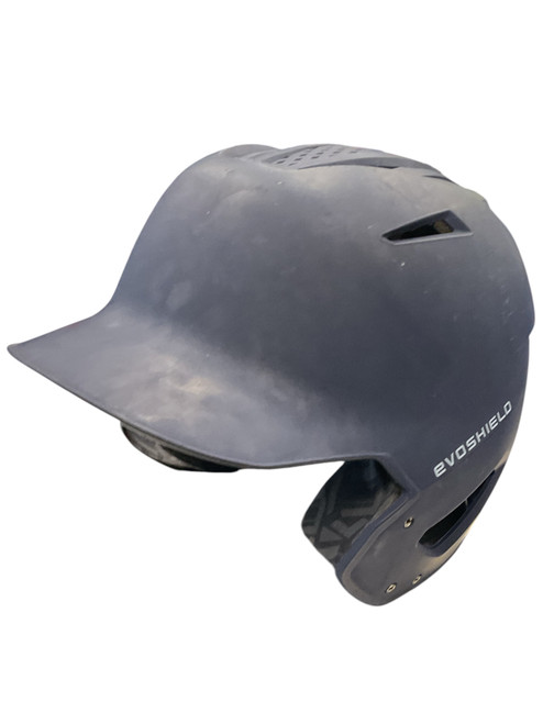 Vist Large View of Product Image Which is Used Evoshield BATTING HELMET Batting Helmet No Mask Navy Blue SM