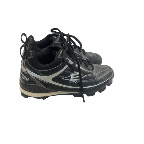 Vist Large View of Product Image Which is Easton Baseball/Softball Cleats Black Junior 01.5