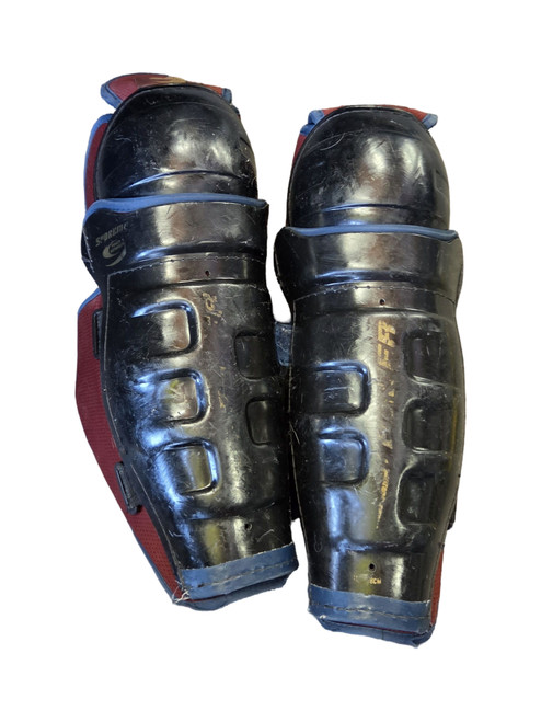 Vist Large View of Product Image Which is Used Bauer SUPREME 15 INCH SG Senior Shin Guards Black 15"