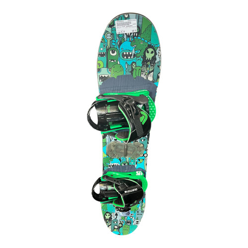 Vist Large View of Product Image Which is Used Burton KIDS SNOWBOARD Boys Board/Binding Green 92 cm