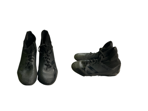Vist Large View of Product Image Which is Used Adidas PREDATOR Soccer Cleats Black Junior 03.5
