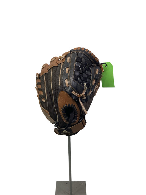 Vist Large View of Product Image Which is Used Adidas TS 1100BR BB/SB Glove RH Throw Brown And Black 11"