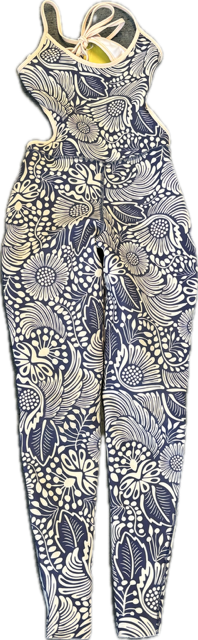 Vist Large View of Product Image Which is Used FARMER JOHN FLOWERS Womens Spring Suit Navy Blue W02
