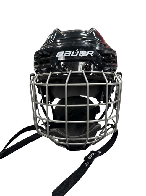 Vist Large View of Product Image Which is Used Bauer IMS 5.0 Helmet Cage Combo Black SM