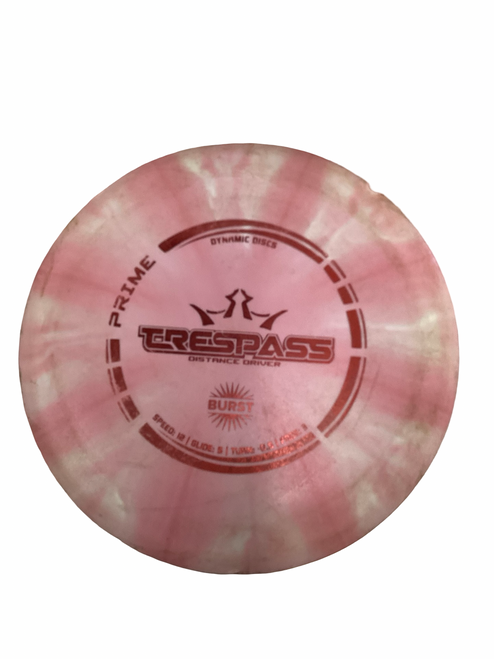 Vist Large View of Product Image Which is Used Dynamic Discs TRESPASS Disc Golf Driver Pink