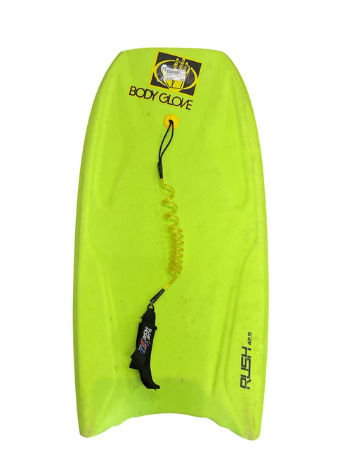 Vist Large View of Product Image Which is Used Body Glove RUSH 42.5 Body Board Neon Green 42"