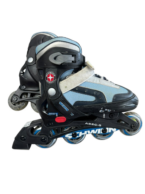 Vist Large View of Product Image Which is Used Schwinn ABEC 5 Junior Rec Fitness Skates Grey Adjustable