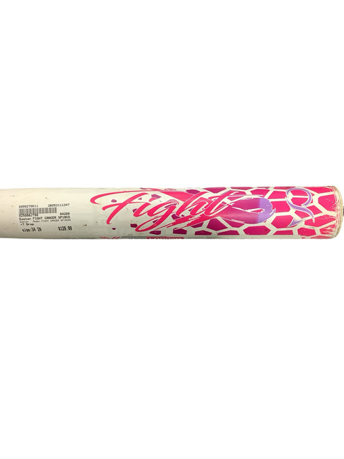 Vist Large View of Product Image Which is Used Easton FIGHT CANCER SP19CON BB/SB Slowpitch Bat 34"