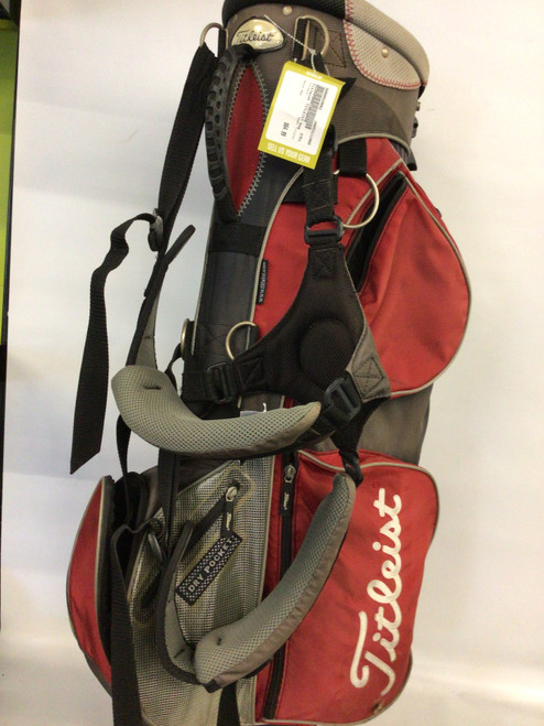 Vist Large View of Product Image Which is Used Titleist TITLEIST Mens Stand Bag Red