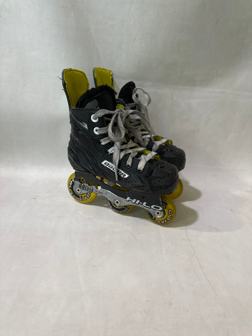 Vist Large View of Product Image Which is Used Bauer RS1 Child Rec Fitness Skates Black Youth 11.0