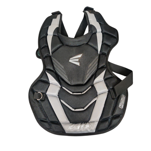 Vist Large View of Product Image Which is Used Easton GAMETIME Catchers Chest Protector Black Youth