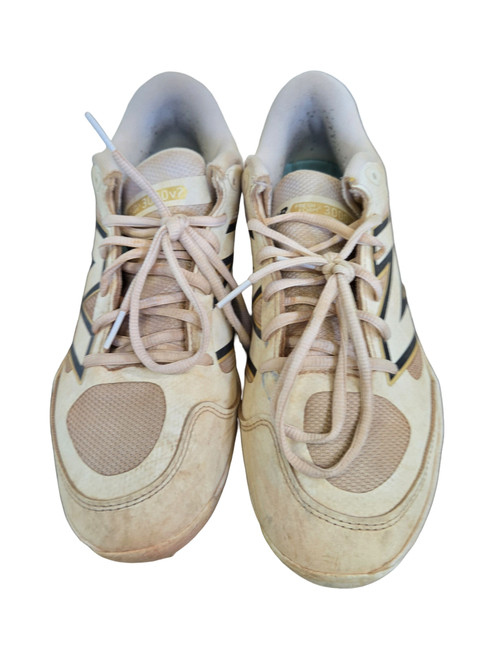 Vist Large View of Product Image Which is Used New Balance FRESH FOAM BB CLEATS SZ8 BB/SB Cleats White Senior 8