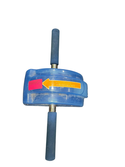 Vist Large View of Product Image Which is Used Exercise Ab Wheel Navy Blue