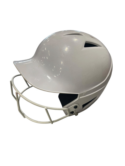 Vist Large View of Product Image Which is Used Champro Batting Helmet w/Mask White LG