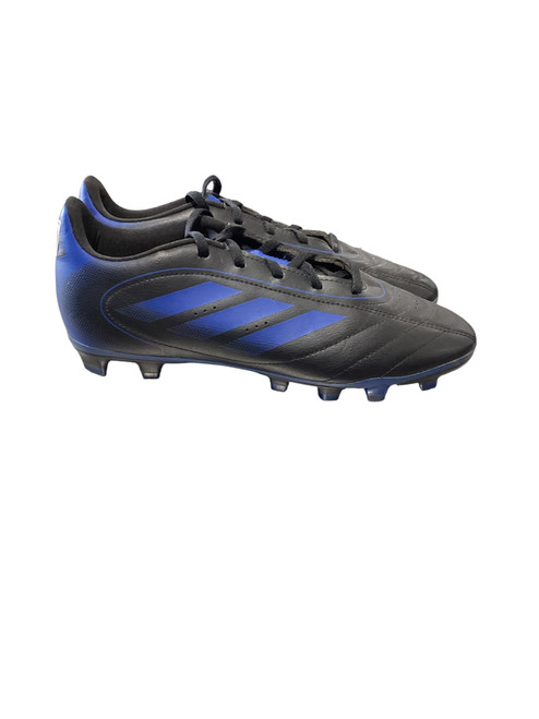 Vist Large View of Product Image Which is Used Adidas Soccer Cleats Black And Navy Blue Junior 06