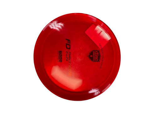 Vist Large View of Product Image Which is Used Discmania C LINE FD Disc Golf Driver Red 174g