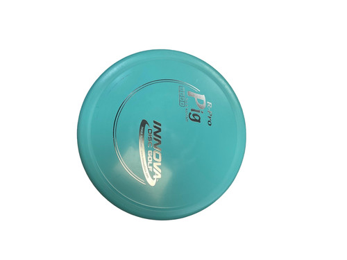 Vist Large View of Product Image Which is Used Innova R-PRO PIG Disc Golf Putter Carolina Blue 171g