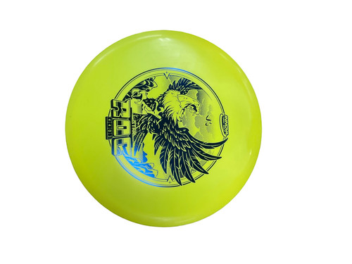 Vist Large View of Product Image Which is Used Innova STAR ROC Disc Golf Mid Range Yellow 180g