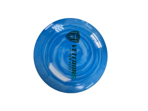 Vist Large View of Product Image Which is Used Dynamic Discs FUZION SHERIFF VFV Disc Golf Driver Royal Blue 173g