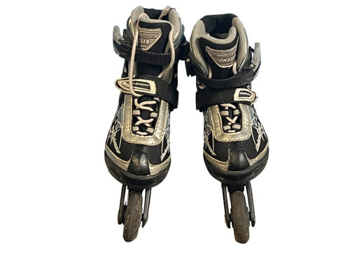 Vist Large View of Product Image Which is Used Bladerunner ADJUSTABLE 1-4 Junior Rec Fitness Skates Black Adjustable