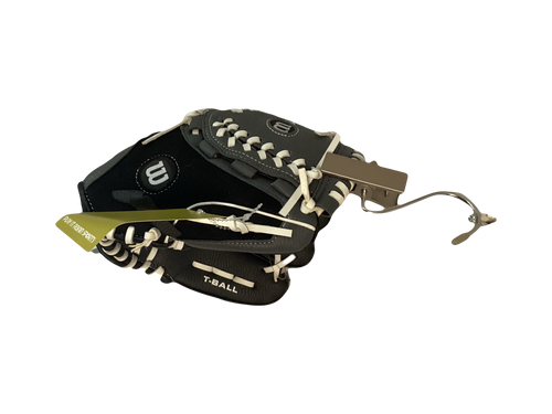 Vist Large View of Product Image Which is Used Wilson T-BALL BB/SB Glove T-ball Black 10"