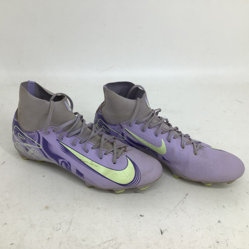 Vist Large View of Product Image Which is Used Nike ZOOM MERCURIAL SUPERFLY 10 ELITE CLEATS Soccer Cleats Purple Senior 9.5