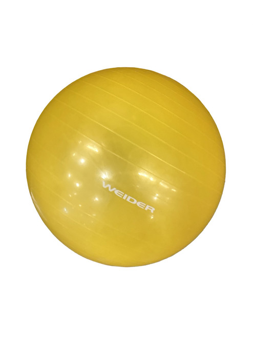 Vist Large View of Product Image Which is Used Weider 55 CM YOGA BALL Exercise Accessory Other Yellow