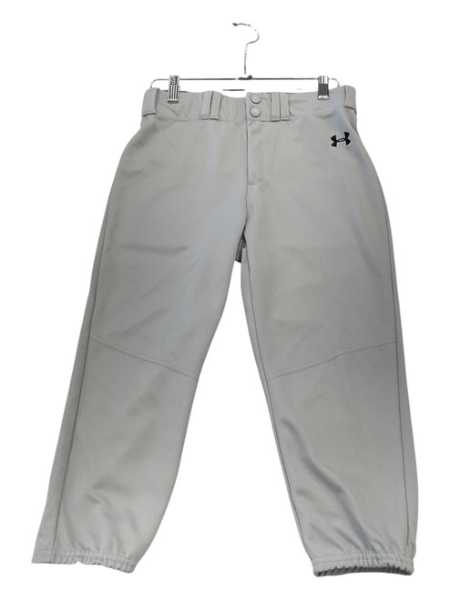 Vist Large View of Product Image Which is Used Under Armour BASEBALL PANT BB/SB Pant Boys Grey LG