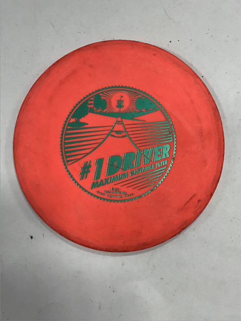 Vist Large View of Product Image Which is Used Lightning 1 DRIVER Disc Golf Driver Orange 150g