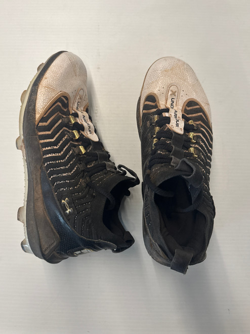 Vist Large View of Product Image Which is Used Under Armour BH BB/SB Cleats White Senior 11