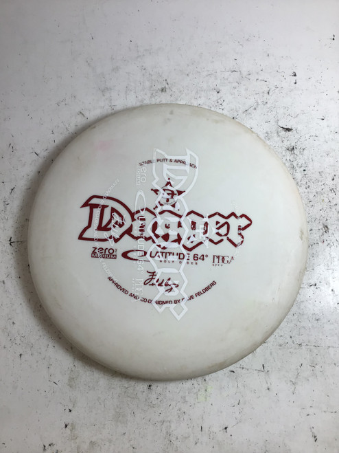Vist Large View of Product Image Which is Used Latitude 64 ZERO MEDIUM DAGGER Disc Golf Putter White 175g