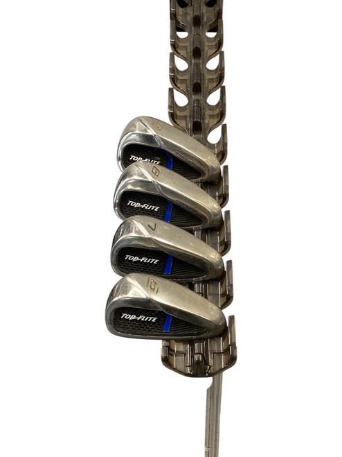 Vist Large View of Product Image Which is Used Top Flite STAINLESS Junior Package Set Right Hand Royal Blue 7 Piece