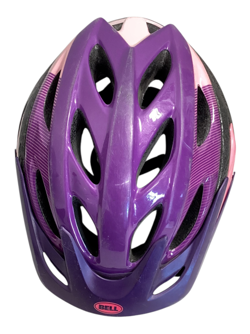 Vist Large View of Product Image Which is Used Bell AXLE YTH HELMET Bike Helmet Pink