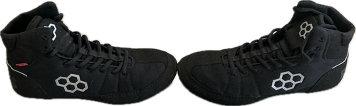 Vist Large View of Product Image Which is Used Rudis Wrestling Shoes Black Senior 10