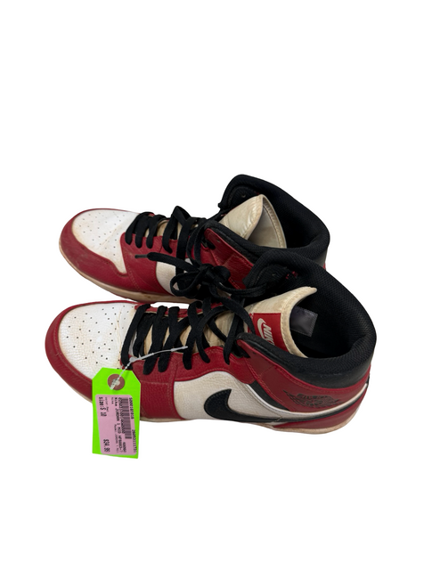 Vist Large View of Product Image Which is Used Nike JORDAN 1 MID Mens Baseball Cleats Red Size 10