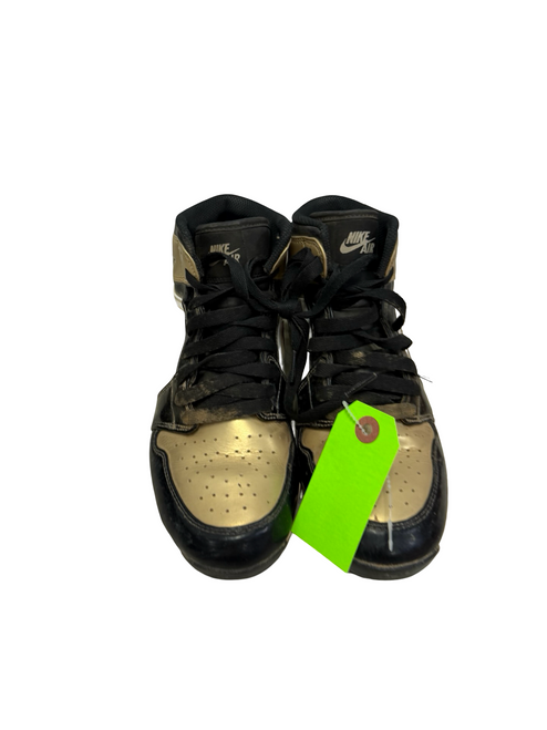 Vist Large View of Product Image Which is Used Nike JORDAN 1 MID HF6883-701 Baseball Cleats Gold Junior 05