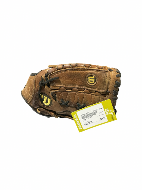 Vist Large View of Product Image Which is Used Wilson A1505 BB/SB Glove RH Throw Brown 13"