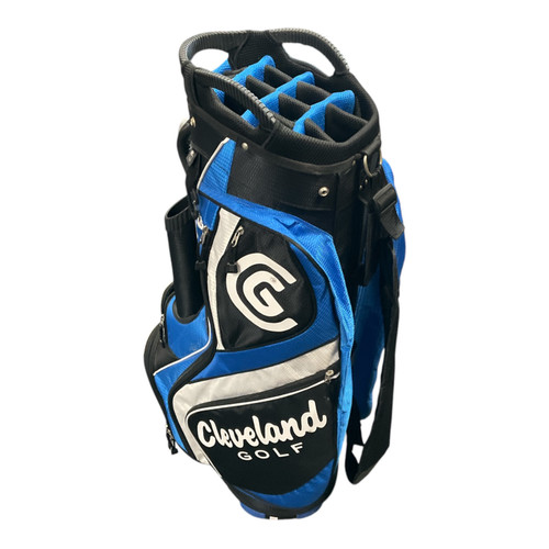 Vist Large View of Product Image Which is Used Cleveland 14WAY CART BAG Mens Cart Bag Royal Blue