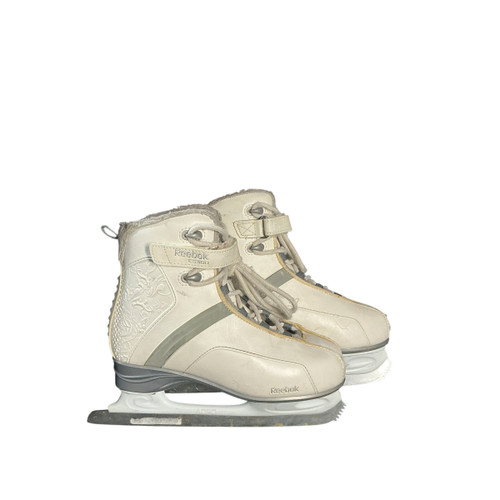 Vist Large View of Product Image Which is Used Reebok Womens Softboot Skate White Senior 6
