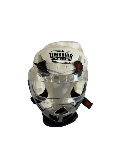 Vist Large View of Product Image Which is Used Warrior Martial Arts Head Gear White