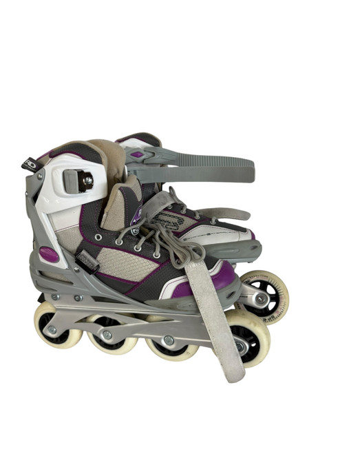 Vist Large View of Product Image Which is Used Q60 Senior Rec Fitness Skates Purple Senior 8