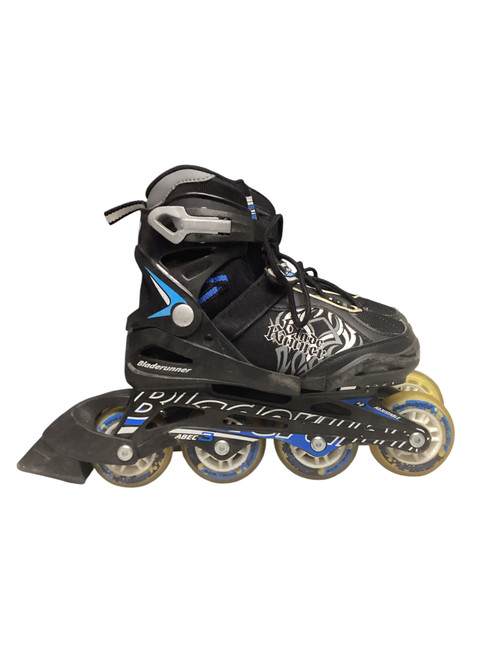 Vist Large View of Product Image Which is Used Rollerblade PHOENIX 1-4 Junior Rec Fitness Skates Black Adjustable
