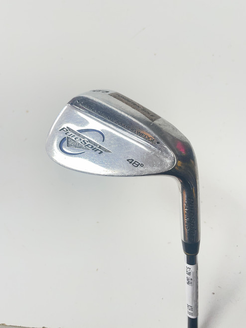 Vist Large View of Product Image Which is Used PureSpin DIAMOND FACE Golf Wedge Mens RH Gap/Approach Wedge
