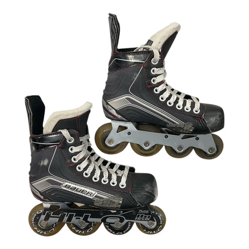 Vist Large View of Product Image Which is Used Bauer Roller Hockey Skates Black Junior 02