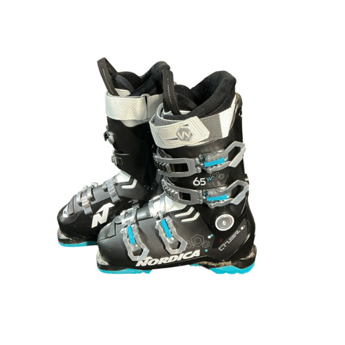 Vist Large View of Product Image Which is Used Nordica CRUISE 65W Womens DH Ski Boot Black 275 MP - M09.5 - W10.5