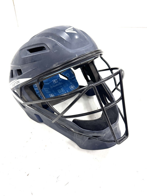 Vist Large View of Product Image Which is Used Easton VERY BEST JEN SCHRO LARGE Batting Helmet w/Mask Navy Blue LG