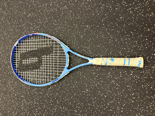 Vist Large View of Product Image Which is Used Prince WIMBLEDON SHARAPOVA Adult Tennis Racquet Royal Blue Unknown