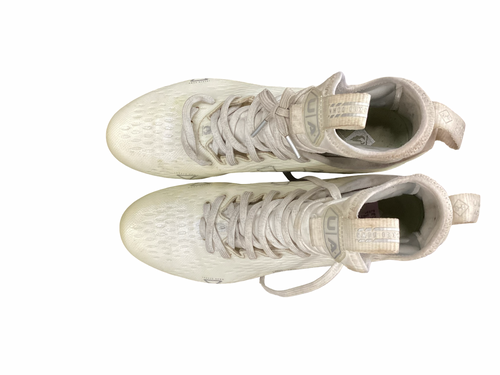 Vist Large View of Product Image Which is Used Under Armour SPOT LIGHT Adult FB Cleats White Senior 9.5