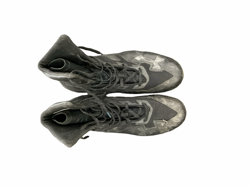 Vist Large View of Product Image Which is Used Under Armour HIGHLIGHT Adult FB Cleats Black Senior 11.5